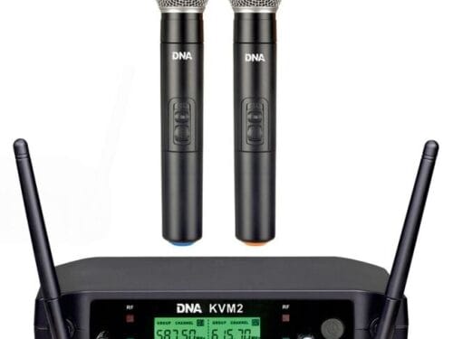 DNA KVM 2 mikrofony bezprzewodowe system nagłośnie