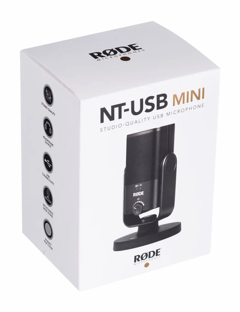 RODE NT-USB Mini | mikrofon pojemnościowy USB | kompaktowy do podcastów