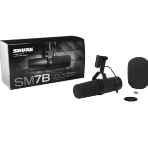 Shure SM7B - Mikrofon dynamiczny, kardioidalny, lektorski - radiowy
