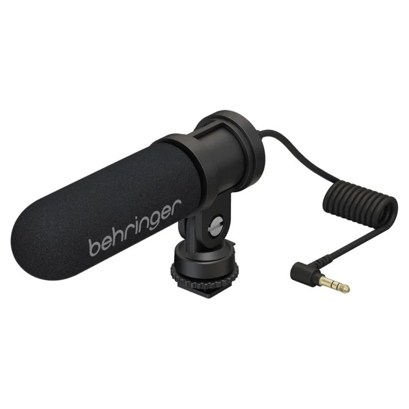 Behringer VIDEO MIC MS | mikrofon pojemnościowy do urządzeń mobilnych | czysty dźwięk