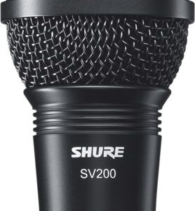 Shure SV200 - Mikrofon dynamiczny, uniwersalny, kardioidalny, włącznik, kabel