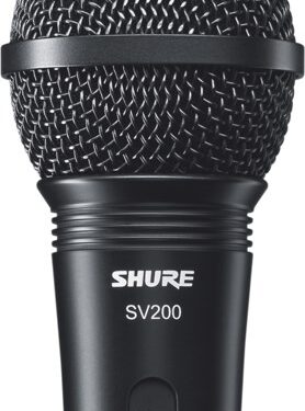 Shure SV200 - Mikrofon dynamiczny, uniwersalny, kardioidalny, włącznik, kabel
