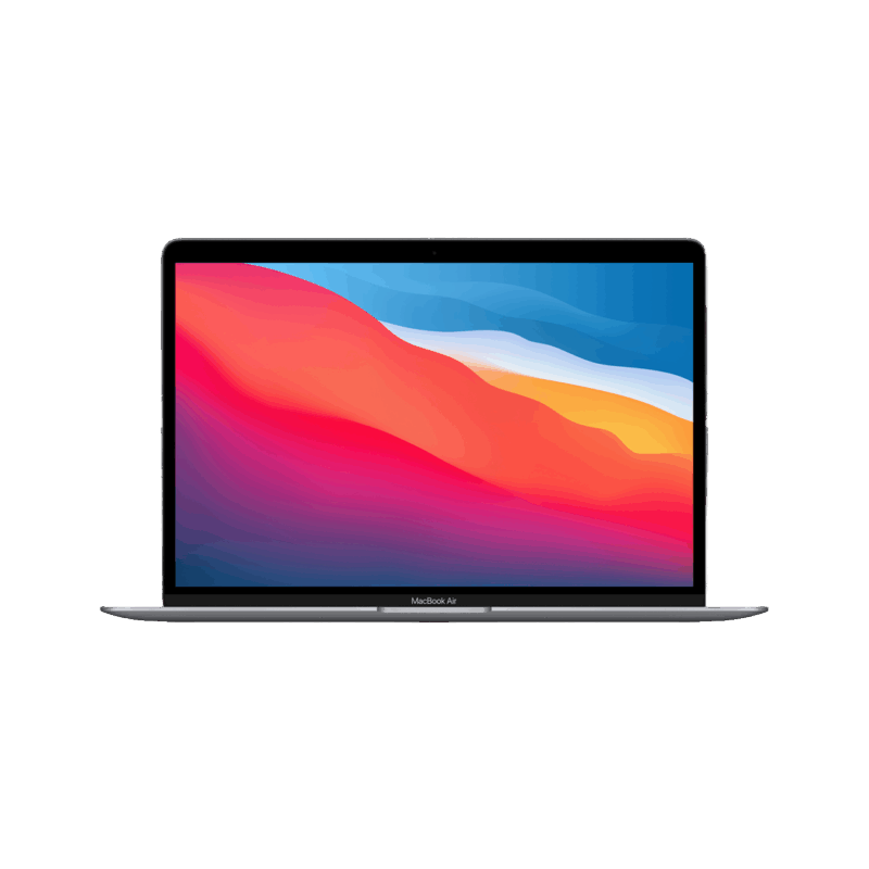 Apple MacBook Air 2021 M1 8-core CPU & 7-core GPU 13,3"WQXGA Retina IPS  8GB DDR4 SSD256 TB3 ALU macOS Big Sur - Space Gray