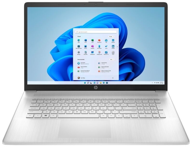 HP 17-CN2083D | i3-1215U | 17.3″ FHD | 8GB RAM | 256GB SSD | Intel UHD Graphics | Win 11 | Silver | 2Y