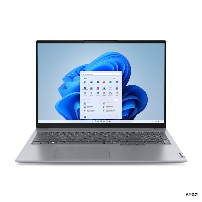 Lenovo ThinkBook 16 G6 ABP | Ryzen 7 7730U | 16″ WUXGA IPS | 16GB DDR4 | 512GB SSD | Radeon Graphics | Win 11 Pro | 3Y OnSite | Arctic Grey
