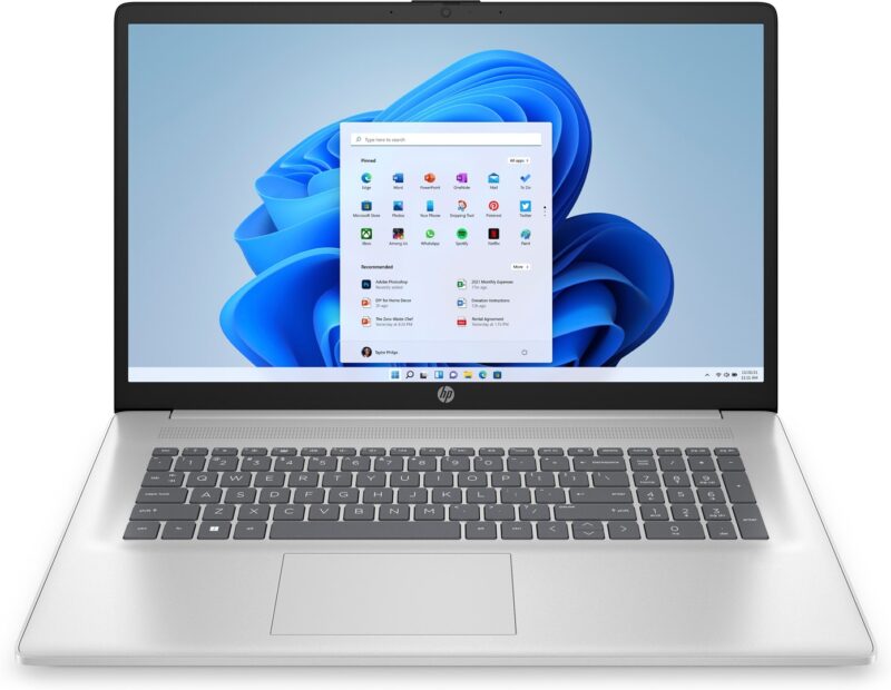 HP 17-cp2075nw | Ryzen 5 7520U | 17.3″ FHD IPS | 16GB DDR5 | 512GB SSD | Radeon Graphics | Win 11 | Natural Silver