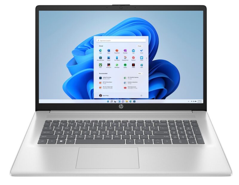 HP 17-cn3135nw | i5-1334U | 17.3″ FHD IPS | 16GB | 512GB SSD | Iris Xe | Win 11 | Natural Silver