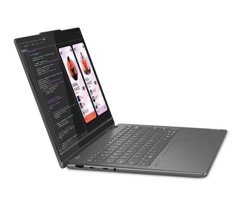Lenovo Yoga 7 2-in-1 14AHP9 | Ryzen 7 8840HS | 14″ WUXGA OLED | 16GB | 512GB SSD | Radeon 760M | Win 11 | Storm Grey