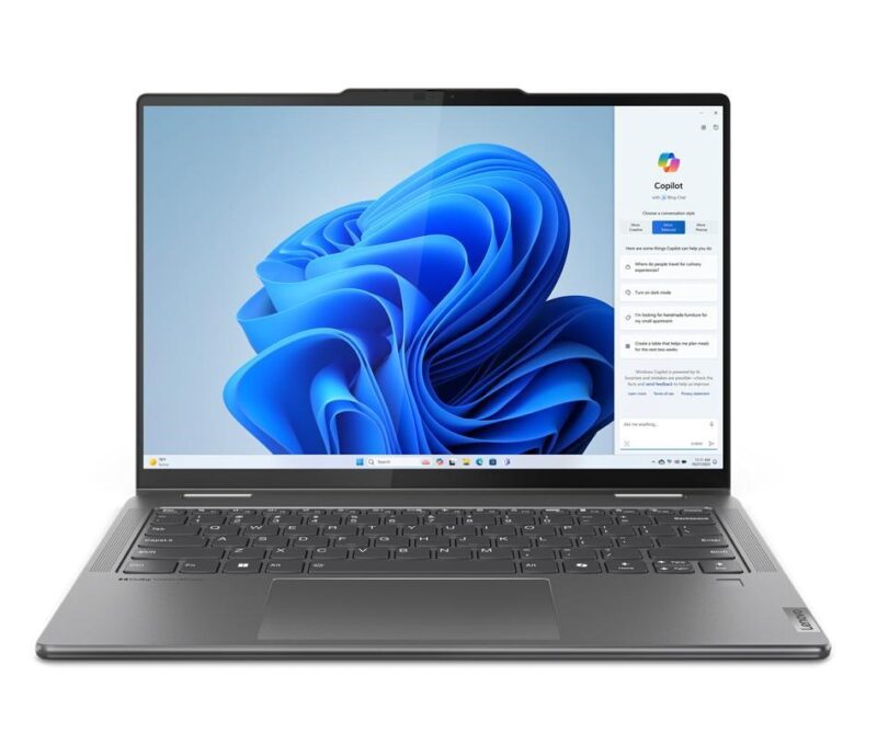Lenovo Yoga 7 2-in-1 14AHP9 | Ryzen 7 8840HS | 14″ WUXGA OLED | 16GB | 512GB SSD | Radeon 760M | Win 11 | Storm Grey