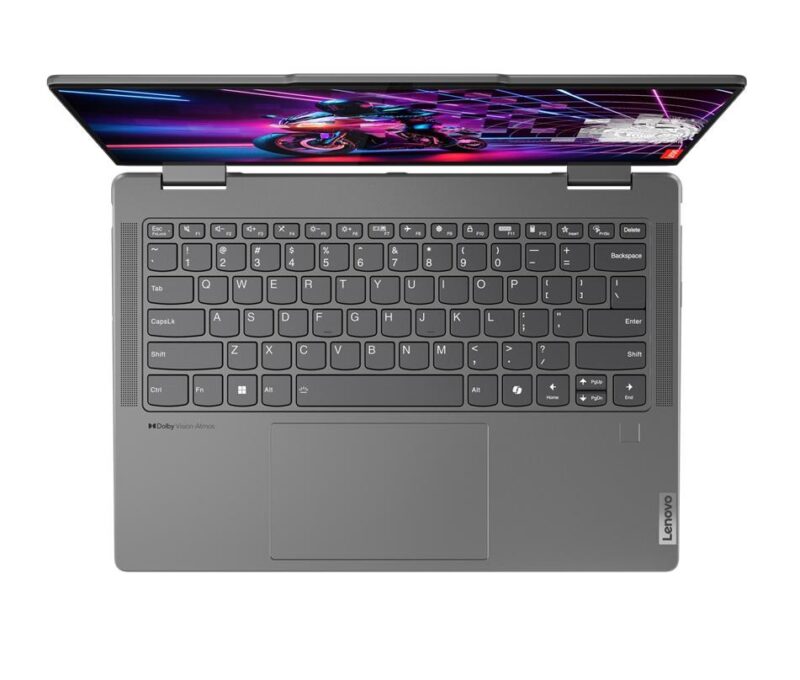 Lenovo Yoga 7 2-in-1 14AHP9 | Ryzen 7 8840HS | 14″ WUXGA OLED | 16GB | 512GB SSD | Radeon 760M | Win 11 | Storm Grey