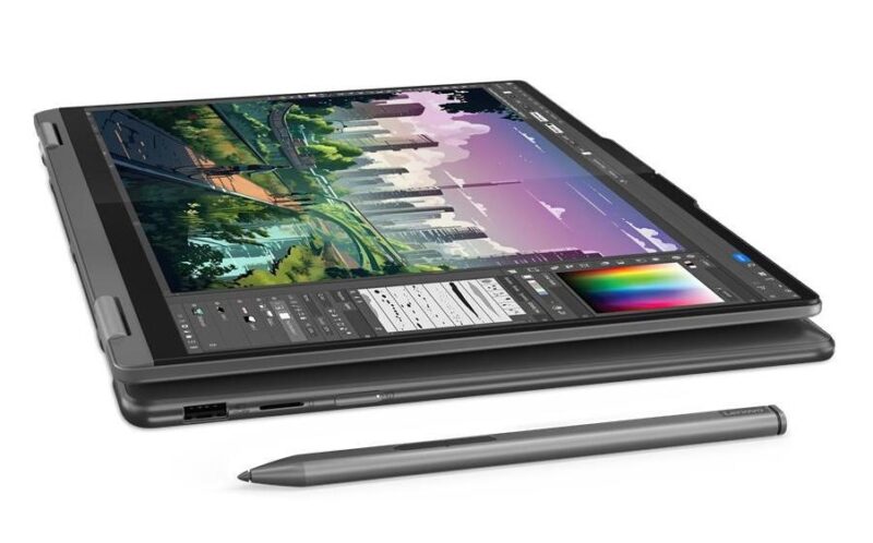 Lenovo Yoga 7 2-in-1 14AHP9 | Ryzen 7 8840HS | 14″ WUXGA OLED | 16GB | 512GB SSD | Radeon 760M | Win 11 | Storm Grey