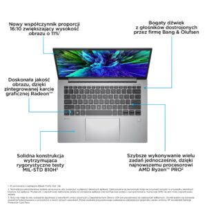 HP ZBook Firefly 14 G10 | Ryzen 5 Pro 7640HS | 14″ WUXGA | 16GB DDR5 | 512GB SSD | Radeon 760M | Win 11 Pro | 3Y OnSite