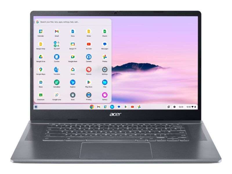 Acer Chromebook CB515-2H-55JL | i5-1235U | 15.6″ FHD IPS | 8GB DDR5 | 512GB SSD | Iris Xe | ChromeOS | WiFi 6