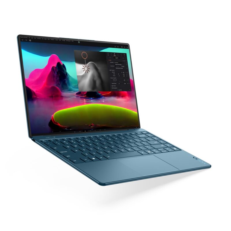 Lenovo Yoga Slim 9 14ILL10 | Ultra 7 258V | 14″ 4K OLED | 120Hz | 32GB LPDDR5x | 1TB SSD | Arc Graphics | Win 11 | Tidal Teal