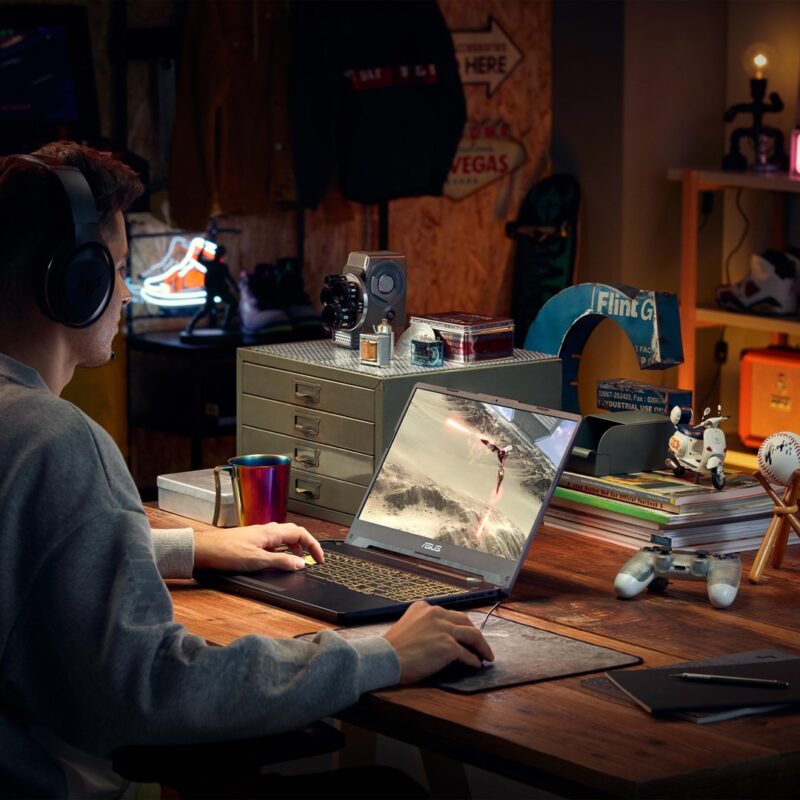 ASUS TUF Gaming A15 FA506NC | Ryzen 5 7535HS | 15.6″ | 144Hz | RTX 3050 | 8GB DDR5 | 512GB SSD | Win 11 | RGB | Graphite Black