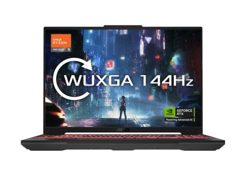 ASUS TUF Gaming A16 FA607NU-R5085W Ryzen 5 7535HS 16.0" FHD+ 144Hz Value IPS-level 300nits AG 8GB DDR5 SSD512 GeForce RTX 4050 6GB LAN WLAN+BT Cam720p 56Wh Win11 Mecha Gray