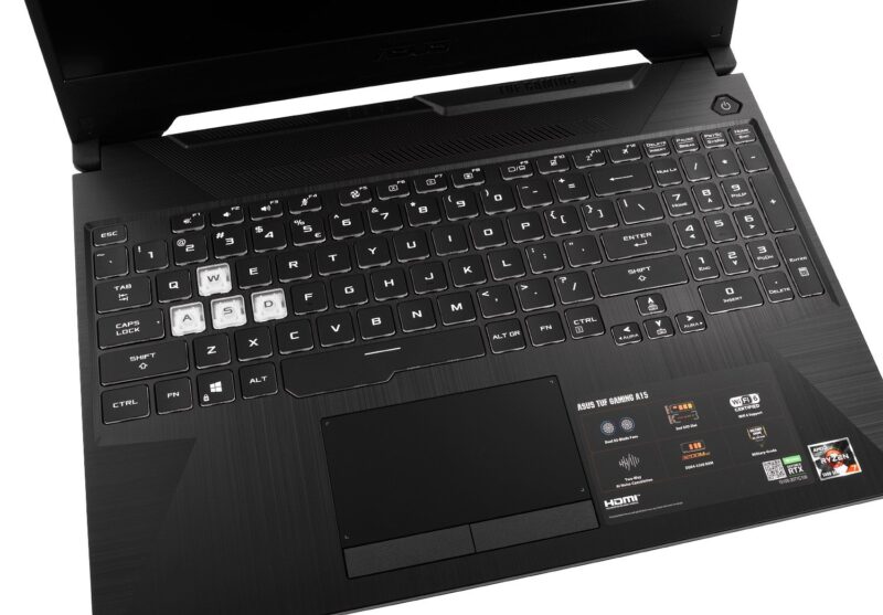 ASUS TUF Gaming A15 FA506NC-HN016 Ryzen 5 7535HS 15,6"FHD 144Hz Value IPS-level 250nits AG 16GB DDR5 4800 SSD512 GeForce RTX 3050 4GB WLAN+BT LAN Cam720p 48WHrs NoOS Graphite Black