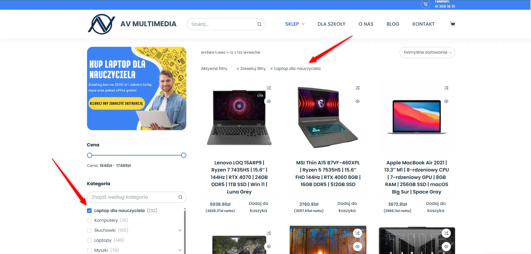 Laptop dla nauczyciela 4 Laptop dla nauczyciela