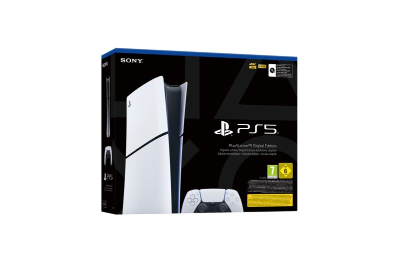 Sony PlayStation 5 Digital Slim | 1TB SSD | Konsola Nowej Generacji | 4K | 120FPS