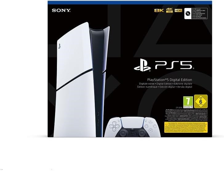 Sony PlayStation 5 Digital Slim | 1TB SSD | Edycja Bez Napędu | WYPRZEDAŻ | 4K | 120FPS