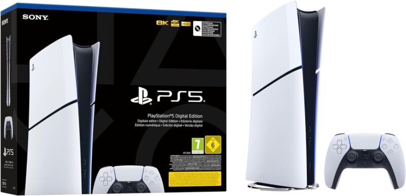 Sony PlayStation 5 Digital Slim | 1TB SSD | Edycja Bez Napędu | WYPRZEDAŻ | 4K | 120FPS