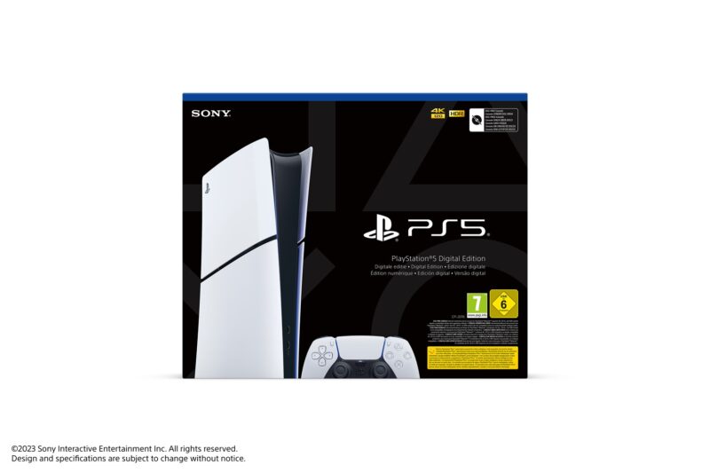 Sony PlayStation 5 Digital Slim | 1TB SSD | Edycja Bez Napędu | WYPRZEDAŻ | 4K | 120FPS