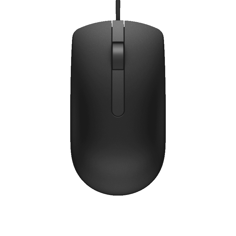 DELL Wired Optical Mouse Black MS116
