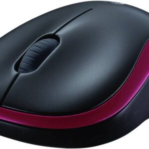 Mysz Logitech M185 910-002240 (optyczna; 1000 DPI; kolor czerwony)