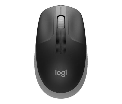 Logitech M190 | Przewodowa mysz ergonomiczna | Szara