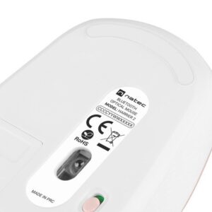 NATEC MYSZ BEZPRZEWODOWA HARRIER 2 1600DPI BLUETOOTH 5.1 BIAŁO-RÓŻOWA NMY-1962