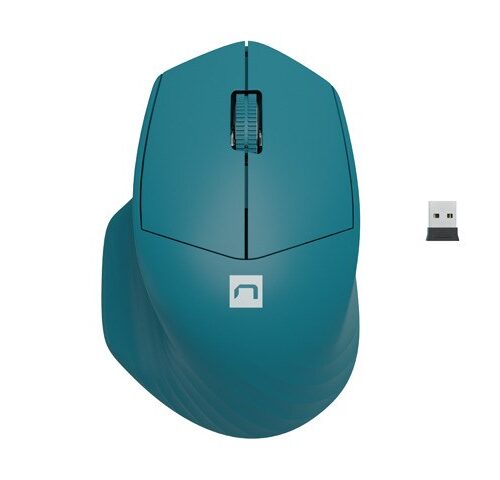 NATEC MYSZ BEZPRZEWODOWA SISKIN 2 1600DPI NIEBIESKA BLUETOOTH 5.0 + 2.4GHZ NMY-1971