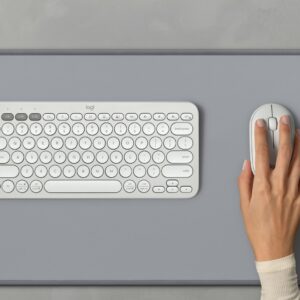 Logitech Pebble 2 M350s myszka Podróżniczy Oburęczny RF Wireless + Bluetooth Optyczny 4000 DPI