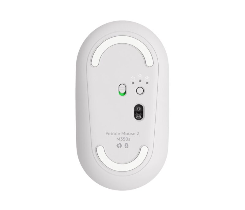 Logitech Pebble 2 M350s myszka Podróżniczy Oburęczny RF Wireless + Bluetooth Optyczny 4000 DPI