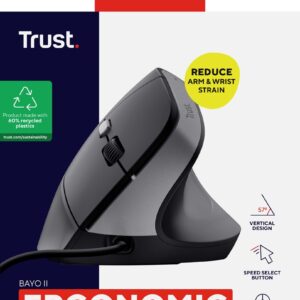 Mysz TRUST BAYO II ERGONOMIC MOUSE BLK (25144)
