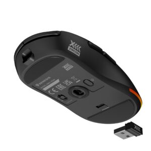 GENESIS Zircon XIII myszka Gaming Oburęczny RF Wireless + USB Type-C Optyczny 26000 DPI