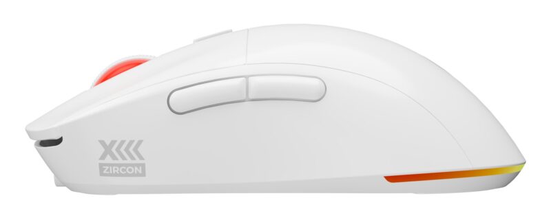 GENESIS Zircon XIII myszka Gaming Oburęczny RF Wireless + USB Type-C Optyczny 26000 DPI