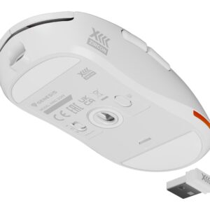 GENESIS Zircon XIII myszka Gaming Oburęczny RF Wireless + USB Type-C Optyczny 26000 DPI