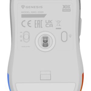 GENESIS Zircon XIII myszka Gaming Oburęczny RF Wireless + USB Type-C Optyczny 26000 DPI