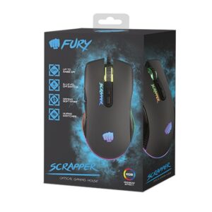 FURY MYSZ DLA GRACZY SCRAPPER 6400DPI RGB NFU-1699
