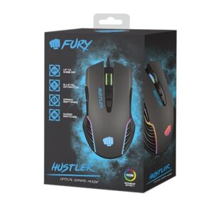 FURY MYSZ DLA GRACZY HUSTLER 6400DPI RGB NFU-1698
