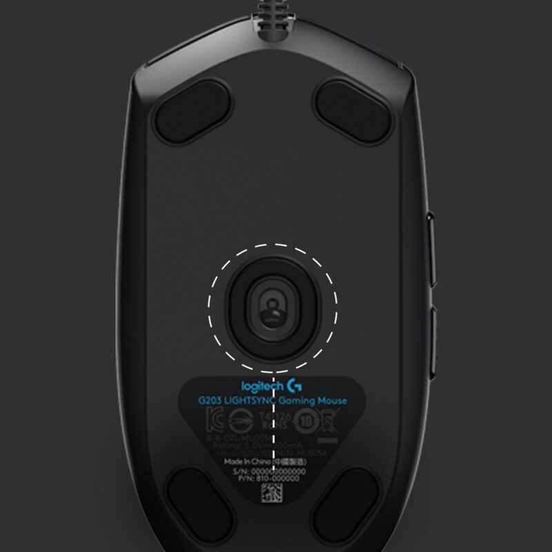 Logitech G G203 Lightsync myszka Gaming USB Typu-A 8000 DPI