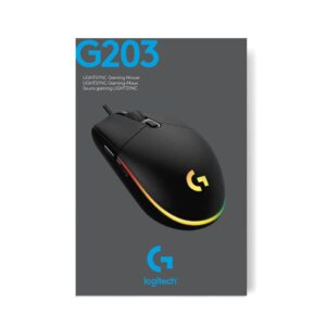 Logitech G G203 Lightsync myszka Gaming USB Typu-A 8000 DPI