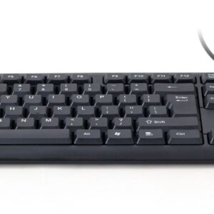 Klawiatura GEMBIRD KB-U-103 (USB 2.0; (US); kolor czarny)
