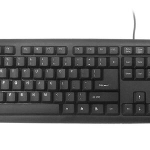 Klawiatura GEMBIRD KB-U-103 (USB 2.0; (US); kolor czarny)