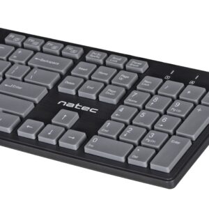 NATEC KLAWIATURA DISCUS 2 US SLIM CZARNA NKL-1829
