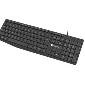 NATEC KLAWIATURA NAUTILUS US SLIM CZARNA NKL-1950