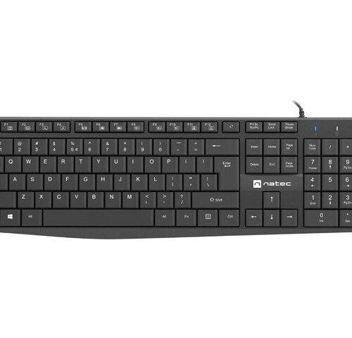 NATEC KLAWIATURA NAUTILUS US SLIM CZARNA NKL-1950
