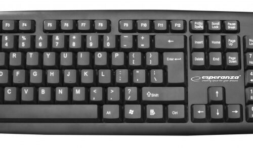 Klawiatura membranowa Esperanza AMARILLO EK134 (USB 2.0; (EU); kolor czarny)