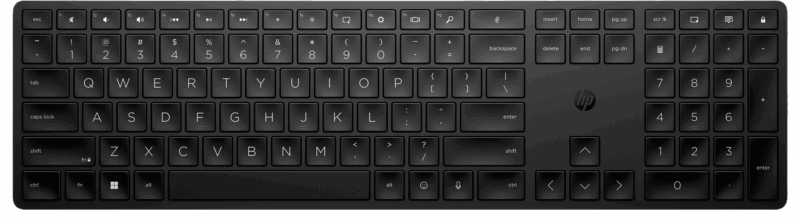 Klawiatura HP Programowalna klawiatura bezprzewodowa 450 czarna 4R184AA