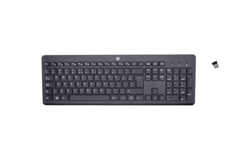 HP 230 Wireless Keyboard 3L1E7AA | Klawiatura bezprzewodowa | Czarna